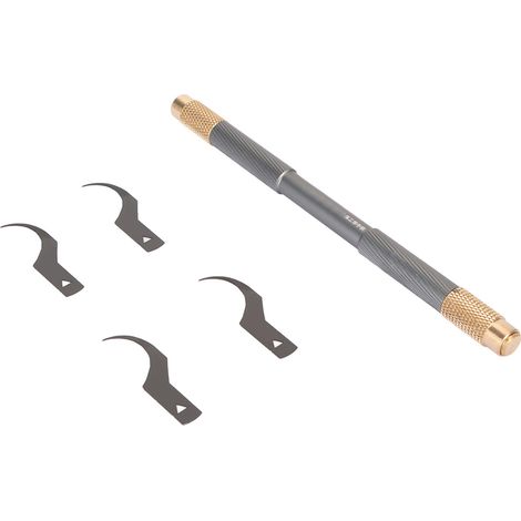 Entgummierungsmesser-Set 4 in 1 zur Reparatur von Motherboard-IC-Chips, Entgummierungsspatel-Reparaturwerkzeug für iOS-Mobiltelefone, Grau B (1/5)