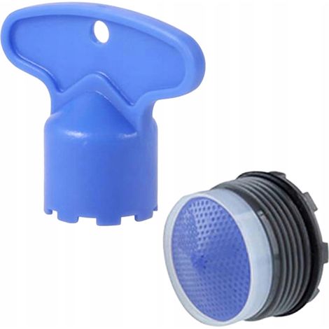 Aireador de grifo M18.5 con llave plana para montaje y desmontaje. (1/4)