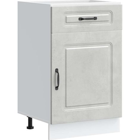 Maison Exclusive - Base da Cucina Kalmar Grigio Cemento in Legno Multistrato