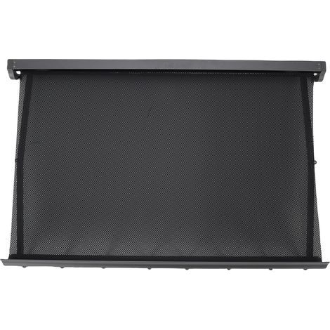 Séchoir à linge mural rétractable de 60 cm avec filet de séchage invisible pour buanderie ou salle de bain, gris (1/5)