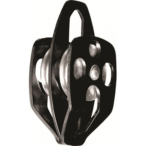 Puleggia doppia con flange apribili - Doppio aggancio - Ralla su anello - FA7001700