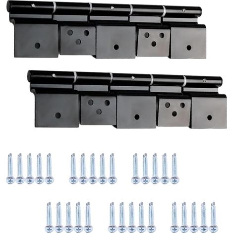 Kit de charnière à friction en métal pour porte, noir (1/5)