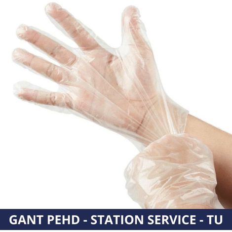 FILFA FRANCE - Gant jetable station service - PEHD - TU - x100 (1/3)
