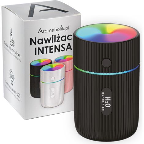 Schwarzer LED-Aroma-Diffusor für ätherische Öle