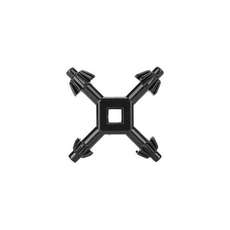 Llave para brocas CHUCK, broca ligera 4 en 1 de alta resistencia, llave de fijación, accesorio de acero multifuncional para destornillador de reparación automotriz