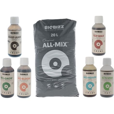 Pack All.Mix 20 litres Biobizz + engrais et booster (1/3)