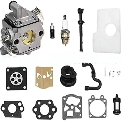 Kit de Carburateur Compatible pour Tronçonneuse Stihl MS170 MS180 avec Filtre à Air - AUTRES (1/5)