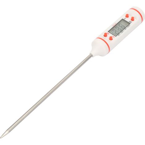 Thermomètre de précision en acier inoxydable en forme de stylo pour liquides alimentaires