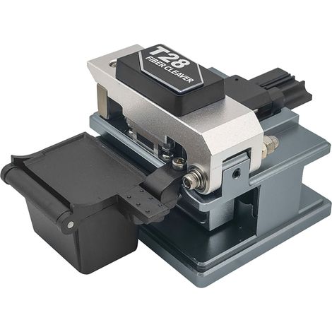 Glasfaserschneider aus bruchfester Aluminiumlegierung, tragbar, für Glasfasern mit Durchmessern von 0,25 mm, 0,9 mm und 0,3 mm, grau (1/5)