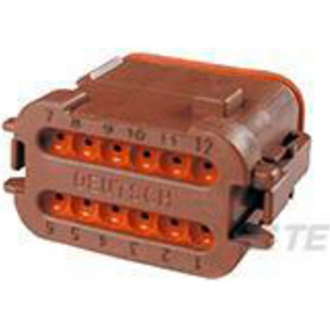 TE Connectivity Buchsengehäuse-Kabel DT Polzahl Gesamt 12  DT06-12SD-EP06 1 St.