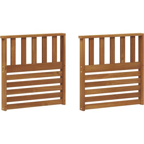 Armlehnen 2 pcs Braun 60 x 6 x 61 cm Holzwerkstoff vidaXL (1/5)