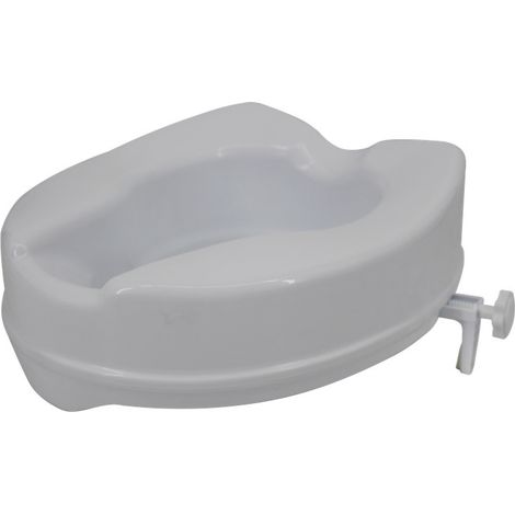Réhausse WC Modèle Forme anatomique confortable Hauteur 10 cm, Sans couvercle (1/4)