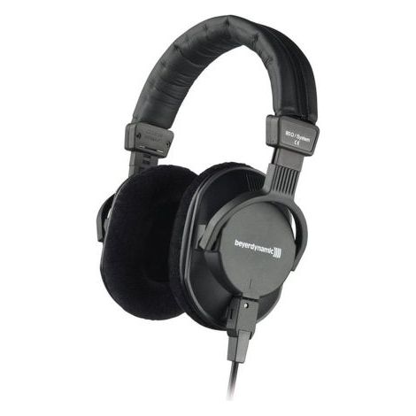 Beyerdynamic DT 250 80 Ohm Wired Over-Ear Headphones with Detachable Cable Black EU Graphite