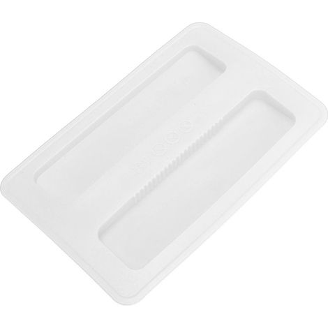 Silikon-Toasterabdeckung 15,8 x 10,4 x 1,2 cm, weich, flexibel, wiederverwendbar, für Brotbackautomaten, weiß (1/5)