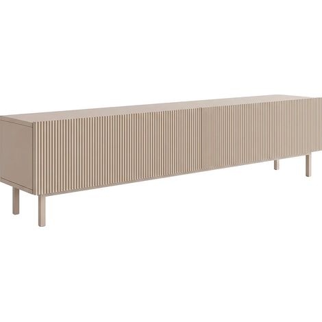 Meuble TV avec 2 portes - Beige - ZUMEYA (1/5)