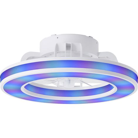 Brilliant LED Deckenleuchte mit Ventilator Mondello Ø 42 cm 26 W weiß Deckenlampen & Kronleuchter