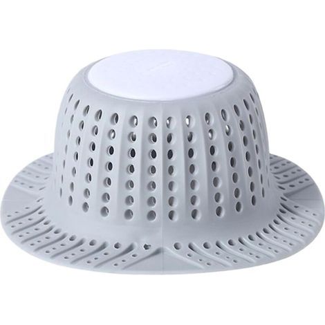 Attrape-cheveux, bonde de douche, évier de sol, tamis d'évier de sol, bouchon de vidange en silicone, accessoire de douche anti-clogging pour la maison, l'appartement, le dortoir, l'hôtel (1/4)