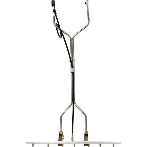 7 Düsen Wasserbesen für Hochdruckreiniger YUNRUX 5000psi Hochdruck Unterbodenreiniger 100 cm Multi-Funktions-Unterbaureiniger Oberflächenreiniger mit 360° Universalräder für Dächer, Zäune, Wände