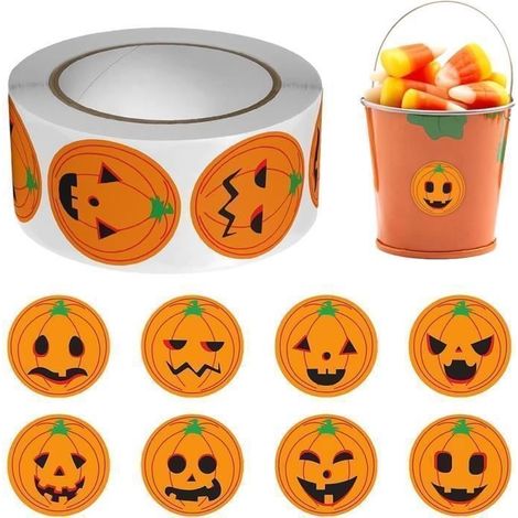 30000PCS Autocollants d'Halloween - -Sorcière Château de Raquette Zombie fantôme Dessin animé Halloween Autocollan DECORATION (1/4)