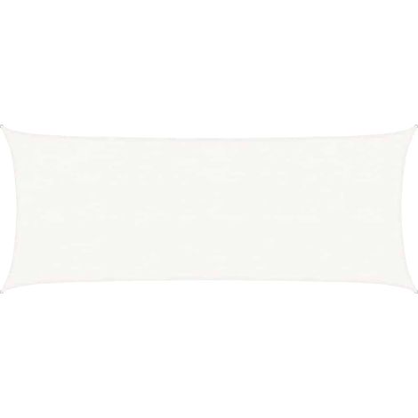 Maison Exclusive - Sonnensegel 160 g/m² Weiß 2x5 m HDPE (1/5)