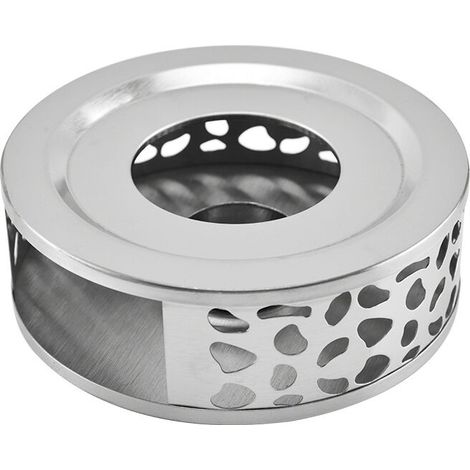 1 piece Stainless steel teapot warmer, round candle holder, warmer for tea/coffee/milk, indoor and outdoor use