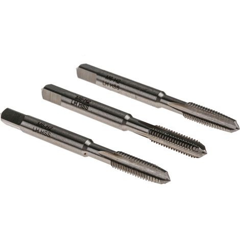 Taraud M6, pas de 1.0mm, Métrique, HSS ( Prix pour 1 Jeu ) (1/5)