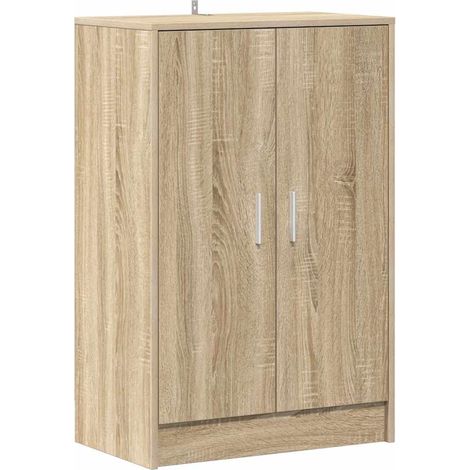 Maison Exclusive - Zapatero madera contrachapada roble Sonoma 60x (1/5)