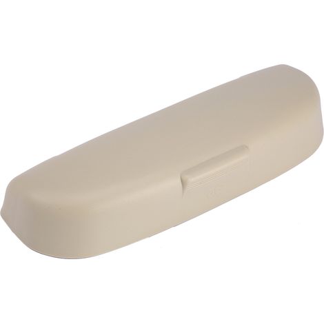 Étui à lunettes de soleil à clip pour voiture, compatible avec Ford Focus (nouvelle et classique), Toyota et Volvo, beige (avec description). (1/5)
