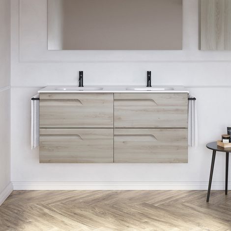 ROYO C0072406 VITALE Mueble de Baño con Lavabo 120 cm 4 Cajones Blanco Nature - ref: C0072406 (1/2)