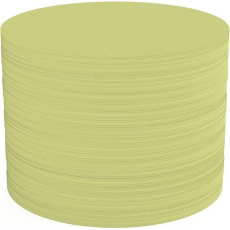 Magnetoplan Kommunikationskarte rund, Ø 100 mm, 500 Stück, gelb, D 100 mm, 500 BL 500 Stk
