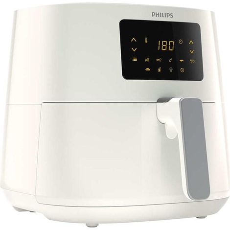Philips HD9270 00 Freidora eléctrica Plata Blanco Negro
