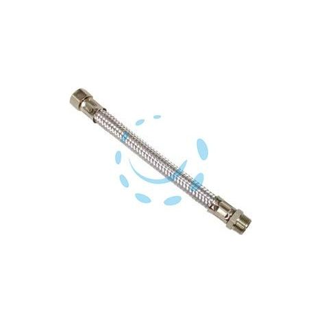 FLESSIBILE INOX M3/8 - F3/8 - M 3/8" F 3/8" cm.15