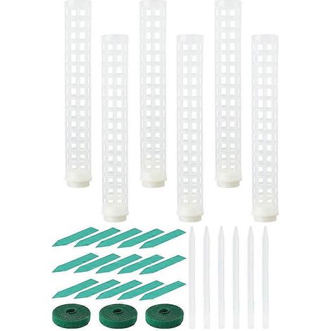 Lot de 6 tuteurs en mousse en plastique pour plantes Monstera en pot (1/5)