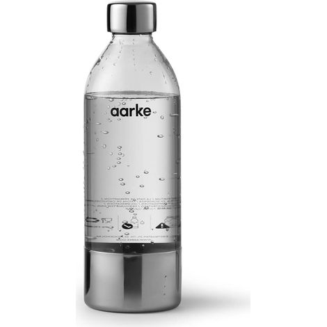 Aarke Carbonator Set di 2 Bottiglie Trasparenti 1L (1/5)