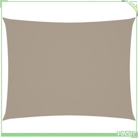 Voile de parasol - FAFEICY - 135431 - 3 x 4,5 m - Rectangulaire - Tissu Oxford enduit PU (1/5)