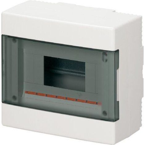 Elettrocanali centralino parete ip40 portella trasparente 8m ip40 ec60008b
