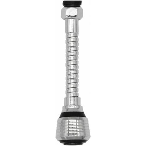 Aérateur de robinet flexible - 15,5 cm - - Compatible avec les filetages M22 / M24 (1/5)