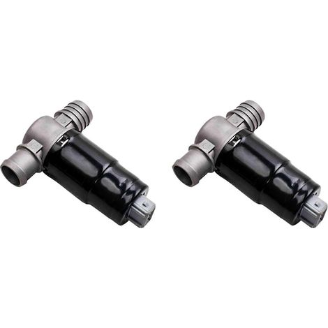 Deux électrovannes de régulation du ralenti (IAC) / Connecteur de faisceau électrique 13411433626 compatibles avec E30 E34 E36 M20 320I 325I 325is 325Ix 520I Z1 (1/5)