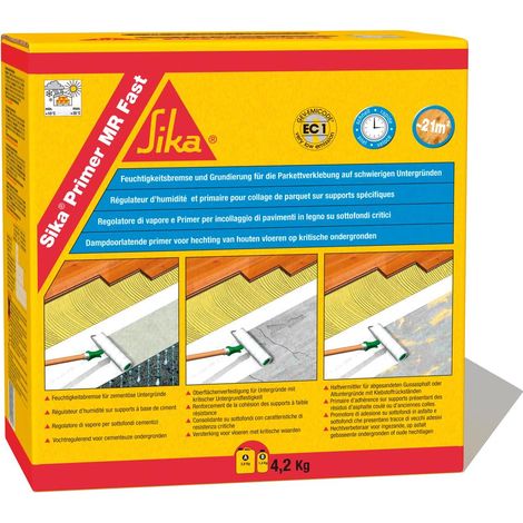 Primer und Feuchtigkeitsregler für Parkett – Sika Primer MR Fast – 4,2 kg (1/4)