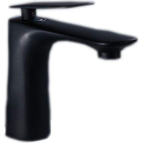 robinet de salle de bain noir robinet de cuivre robinet de lavabo moderne (1/5)