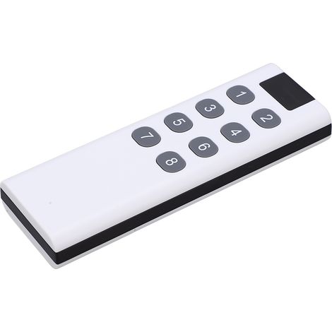 Télécommande universelle pour porte de garage, 8 touches, portée de 100 mètres, largement utilisée, stable, durable, sensible et élégante, fréquence de 433 MHz. (1/5)