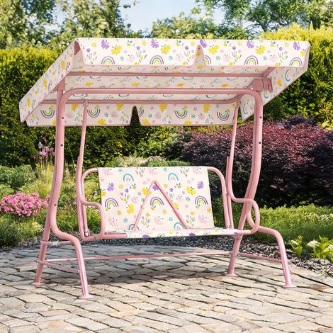 Ensemble table et chaises enfant coloris rose 112 x 75 x 120 cm (1/5)
