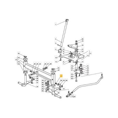 SPURSTANGE FUSELLI ZNN NJ92 ORIGINAL STIGA - 125840022/0