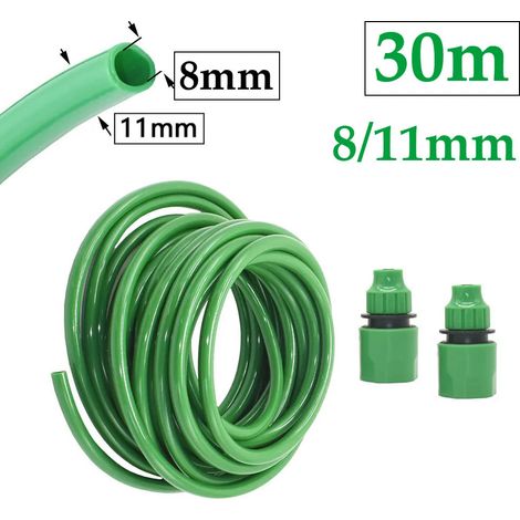 Tuyau d'arrosage flexible en PVC pour système d'irrigation goutte à goutte, idéal pour pelouse, balcon ou serre. (1/5)