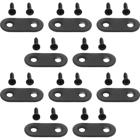 Connecteurs d angle épais en fer noir pour meubles support (1/5)