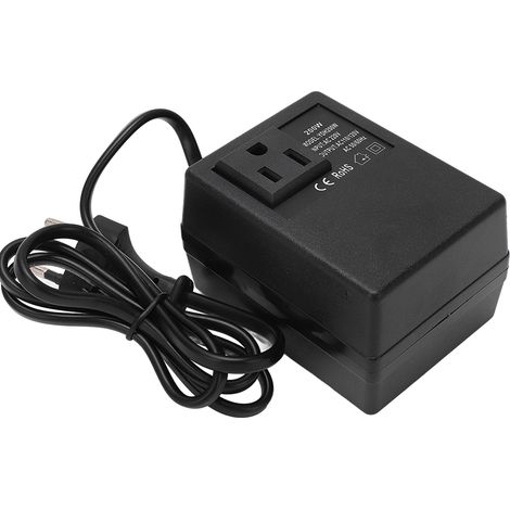 Reiseadapter mit Spannungswandler, Universal-Reisestecker, max. 200 W, EU-Stecker, 220 V Wechselstrom (1/5)