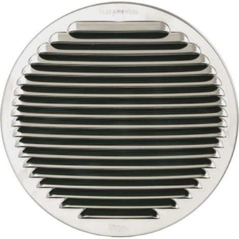 GRIGLIA TONDA IN METALLO CON MOLLE E RETE D.160-200 MM Inox FIRST