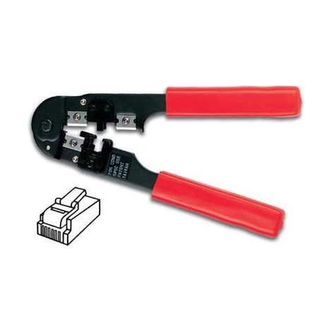 Pince à sertir rouge pour connecteurs modulaires RJ12 - VELLEMAN - Outil de connexion - A sertir