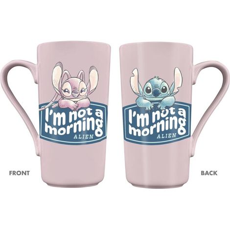 Taza Angel &38 Stitch Disney 470ml