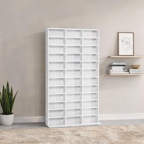 Meuble de rangement de bureau bianco en MDF 102 x 23,5 x 195 cm (1/5)